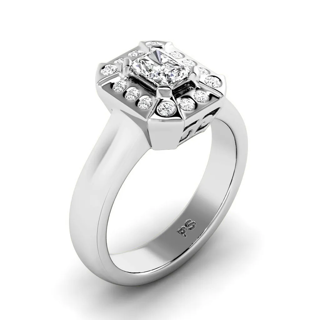 0.66-3.16 CT Round & Radiant Cut Lab Grown Diamonds - Engagement Ring