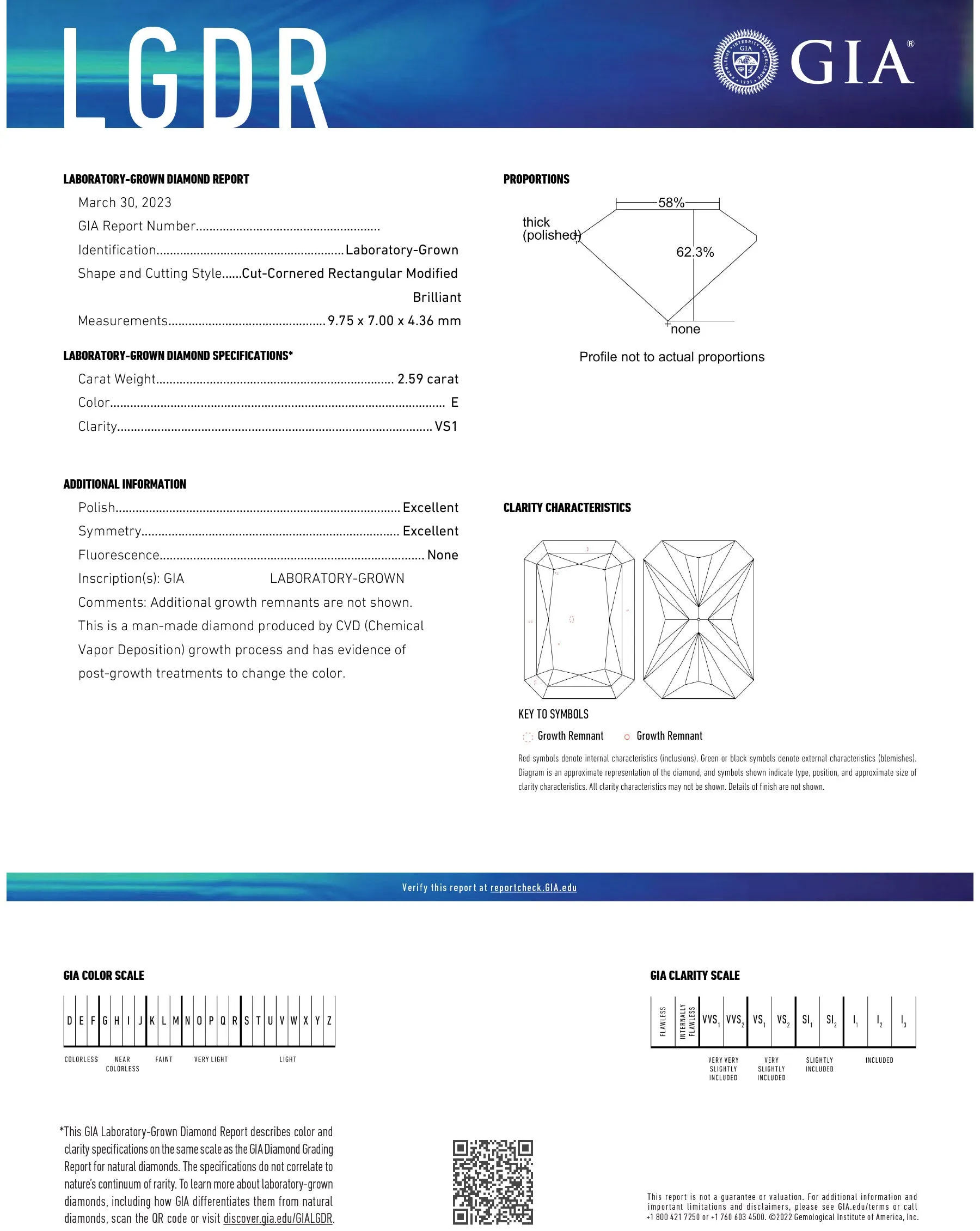 2.59 Radiant in the Whisper Thin®  Three Stone with Brilliant Trapezoids