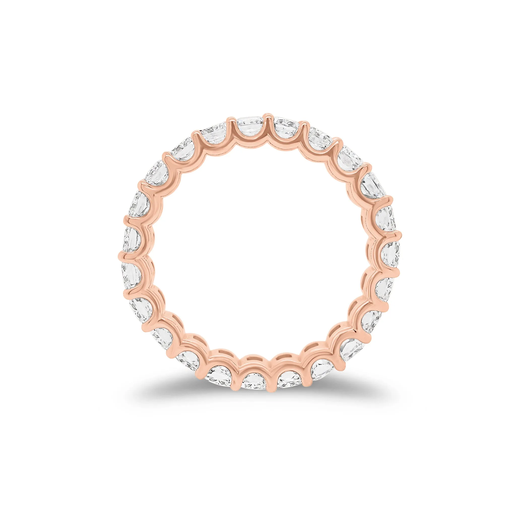 3.55 ct Radiant-Cut Diamond Eternity Band