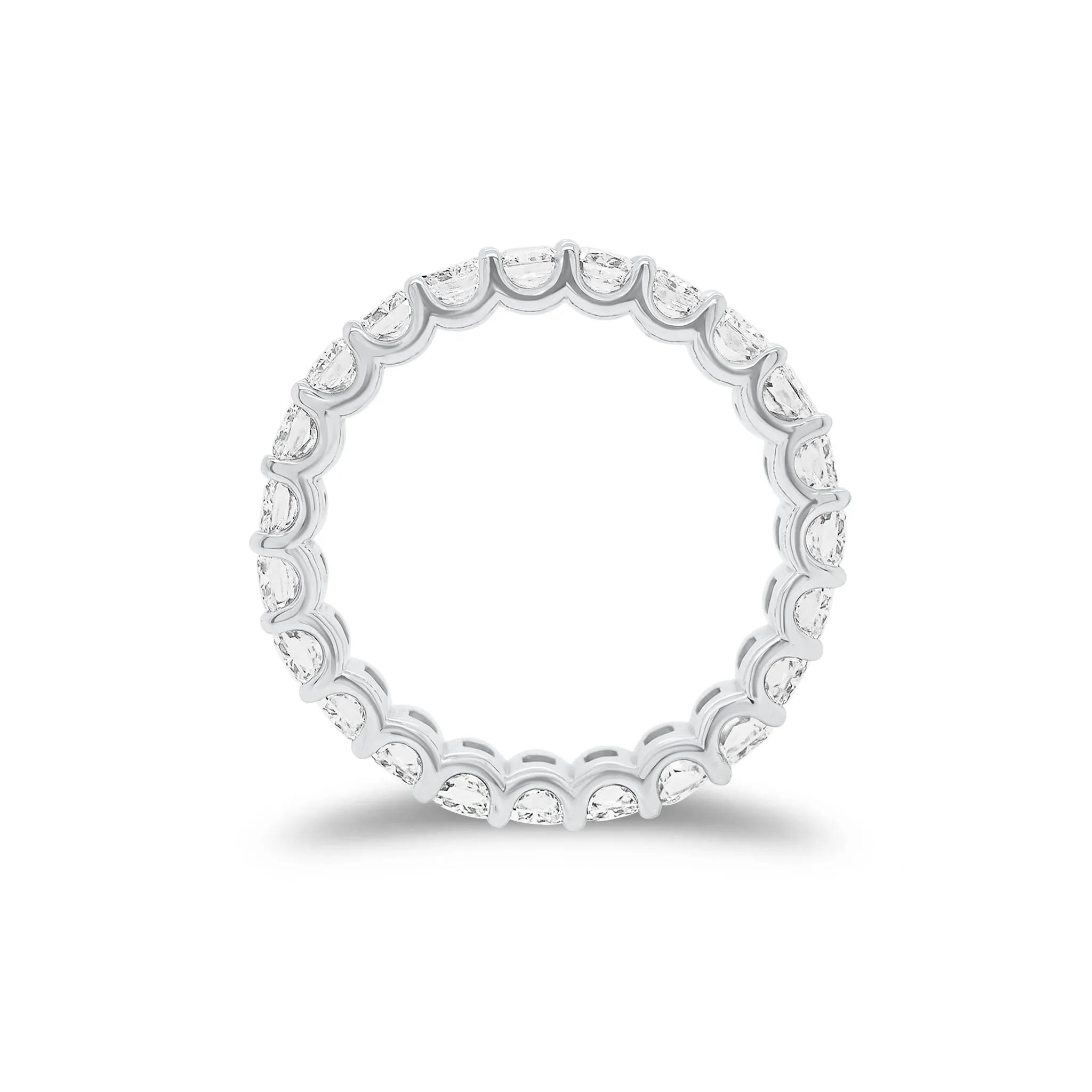 3.55 ct Radiant-Cut Diamond Eternity Band