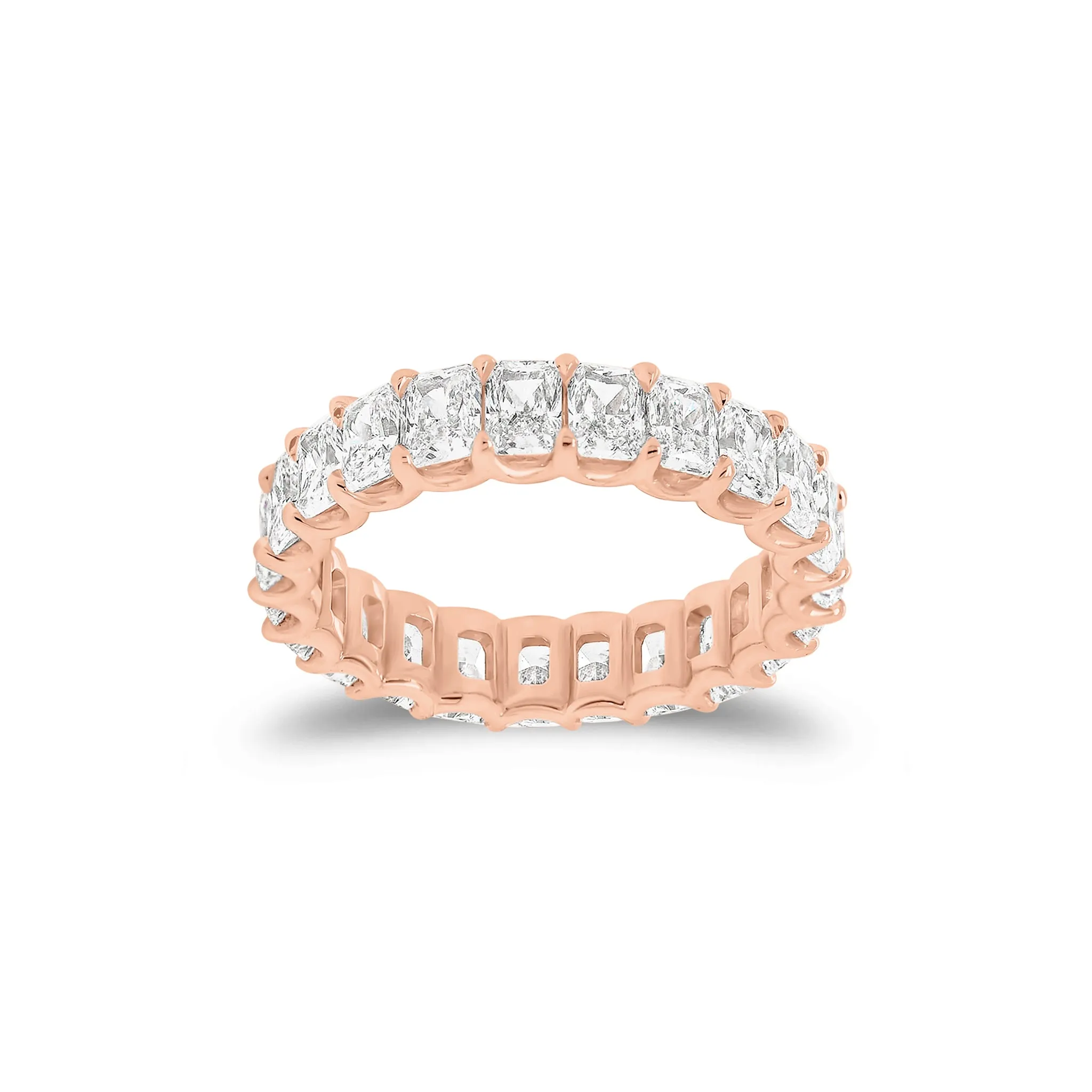 3.55 ct Radiant-Cut Diamond Eternity Band