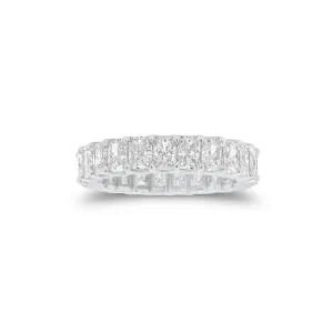 3.55 ct Radiant-Cut Diamond Eternity Band