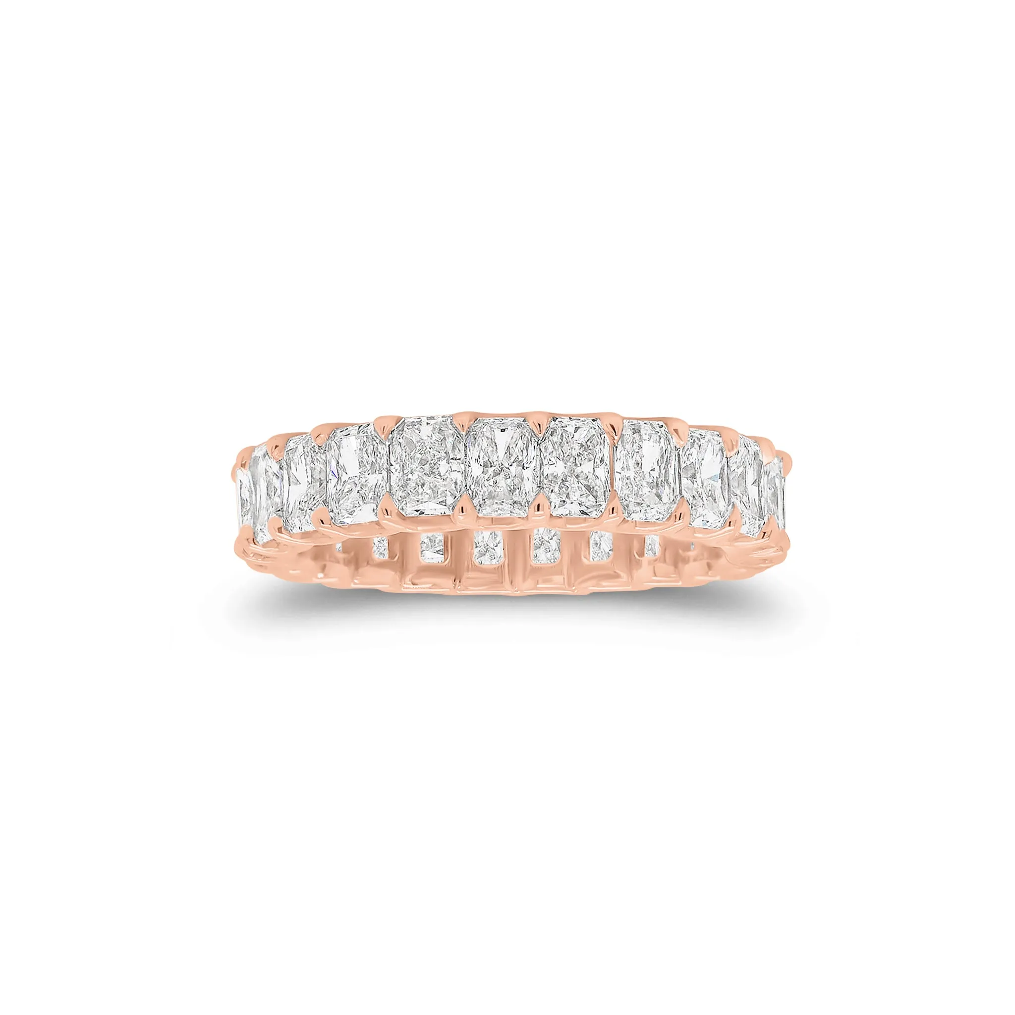 3.55 ct Radiant-Cut Diamond Eternity Band