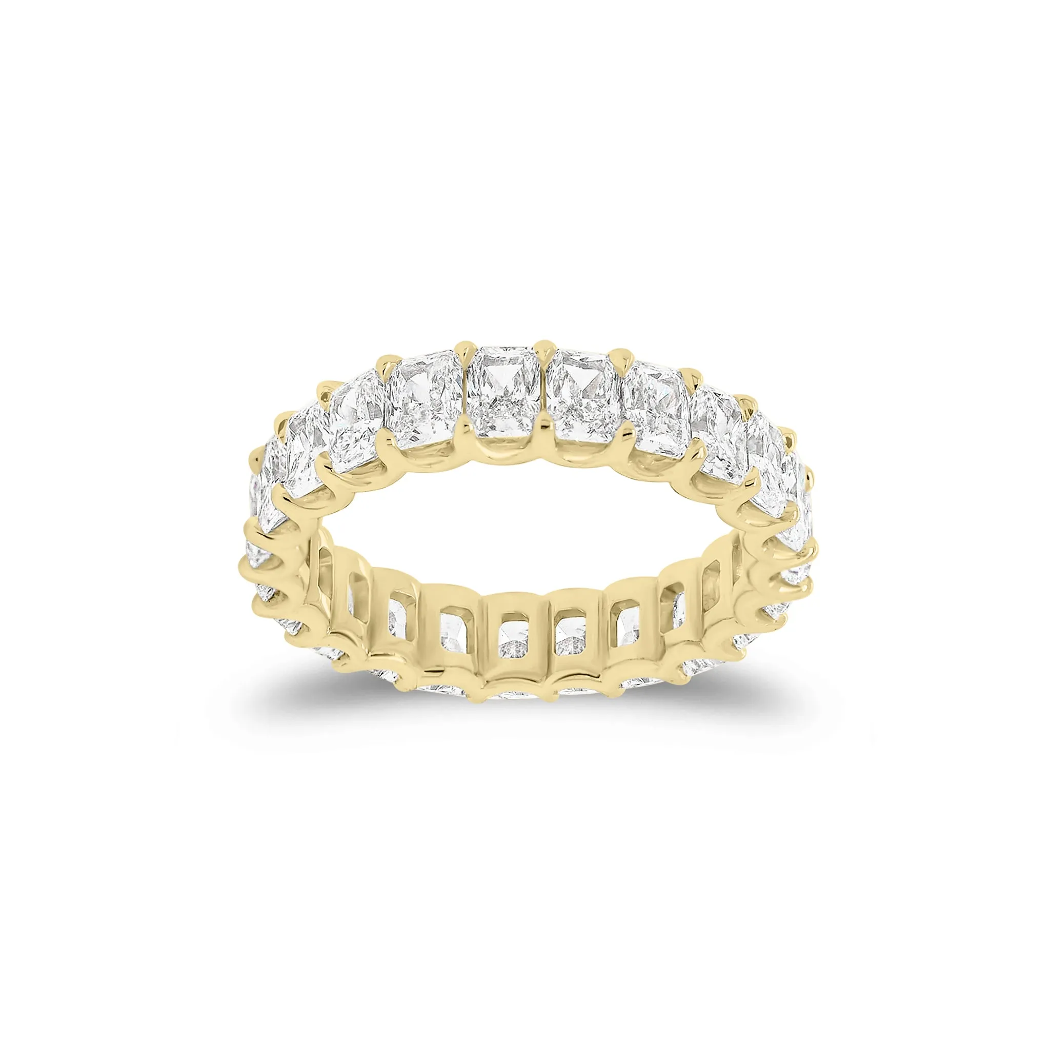 3.55 ct Radiant-Cut Diamond Eternity Band