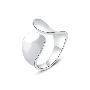 925 Silver Irregular Polished Open Ring