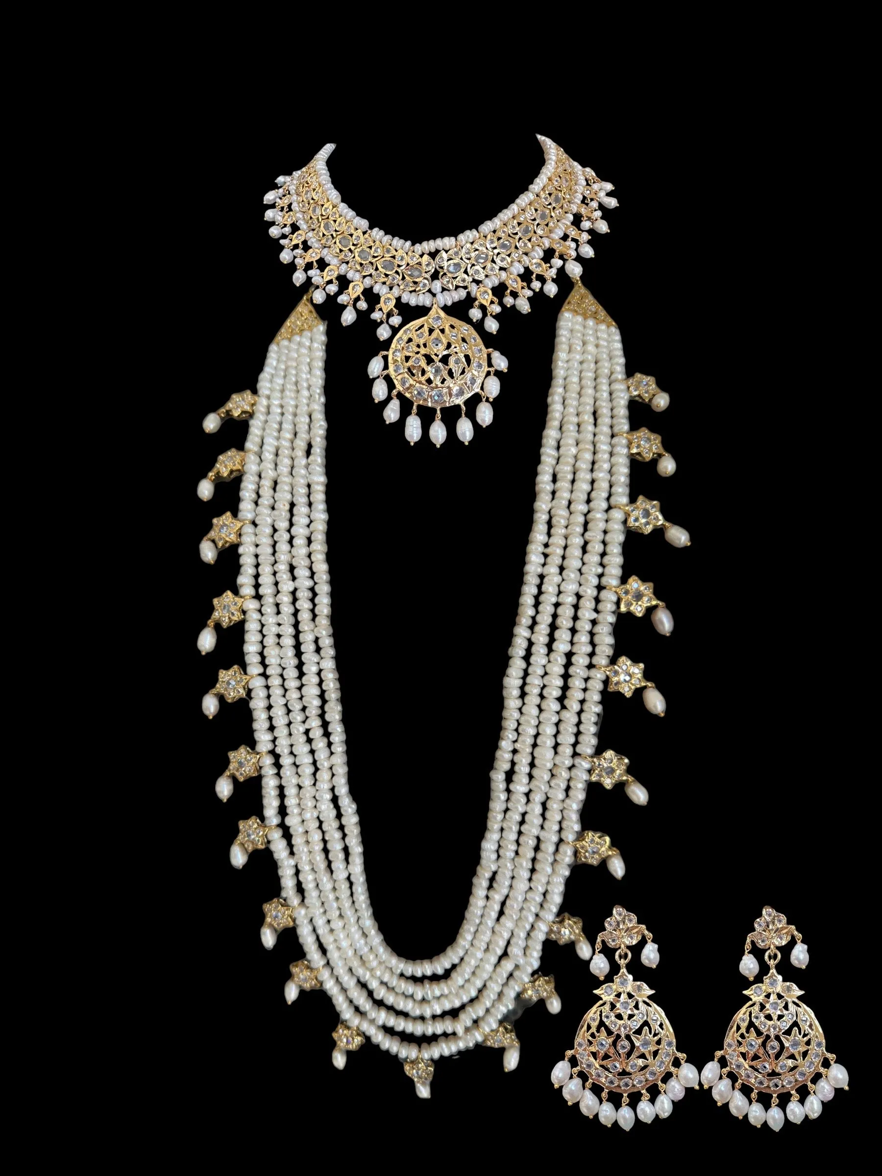 Anamra fresh water pearls bridal set (SHIPS IN 4 WEEKS  )