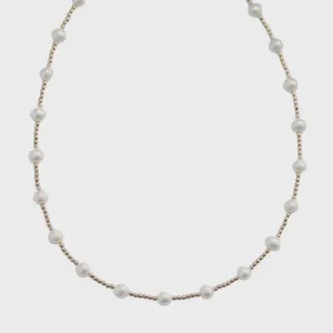 Bara 14K Gold Filled & Pearl Choker