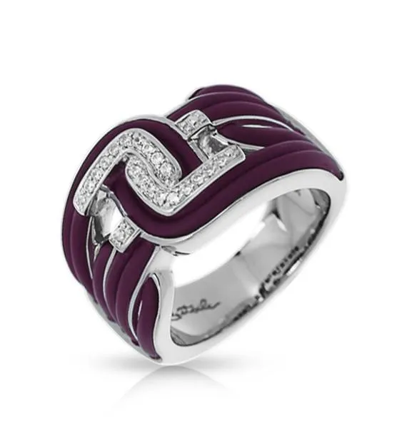 Belle Etoile Nexus Ring Classic Fine Solid Sterling Silver