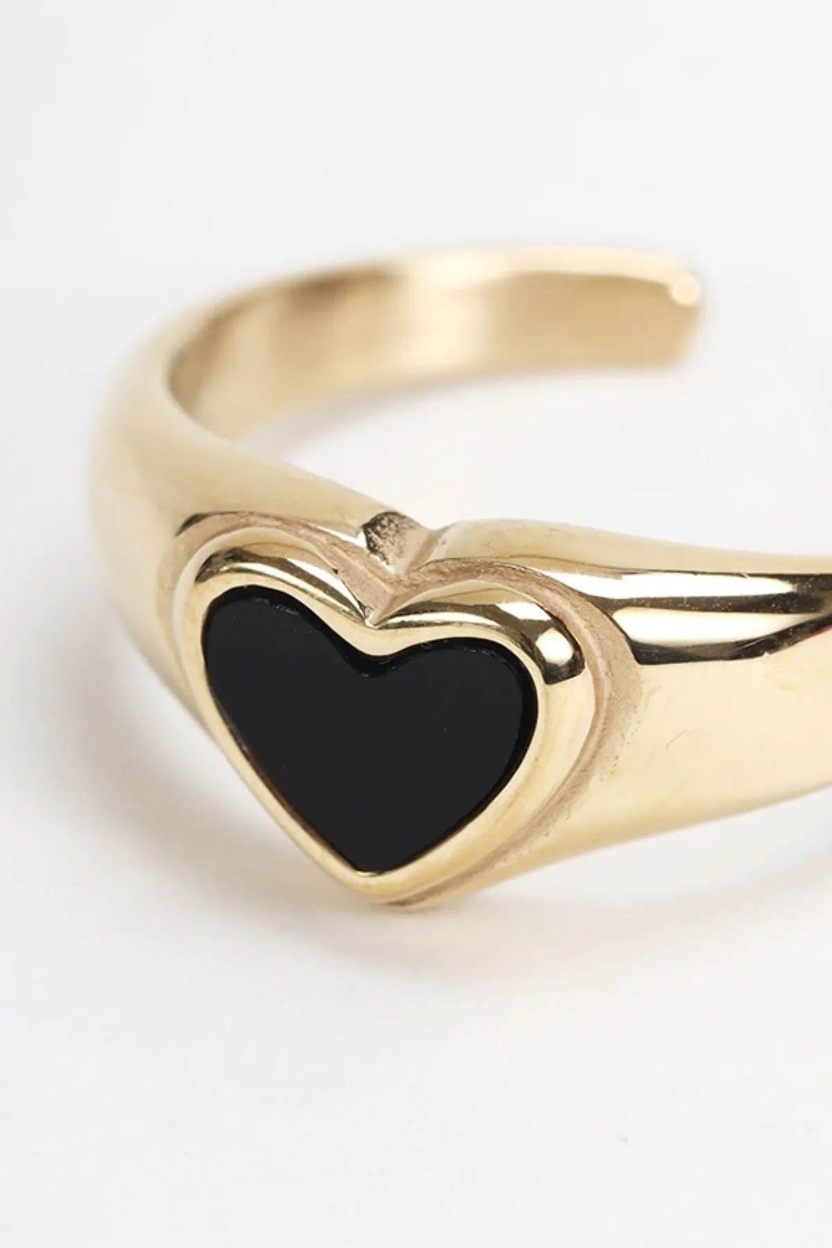 Black Heart Ring