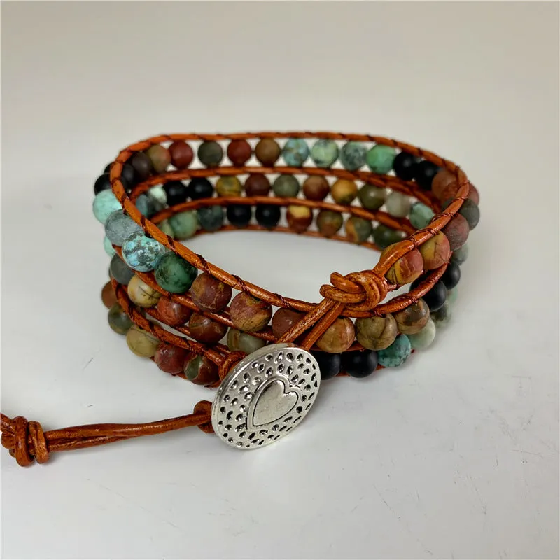 Bohemian natural woven bracelet