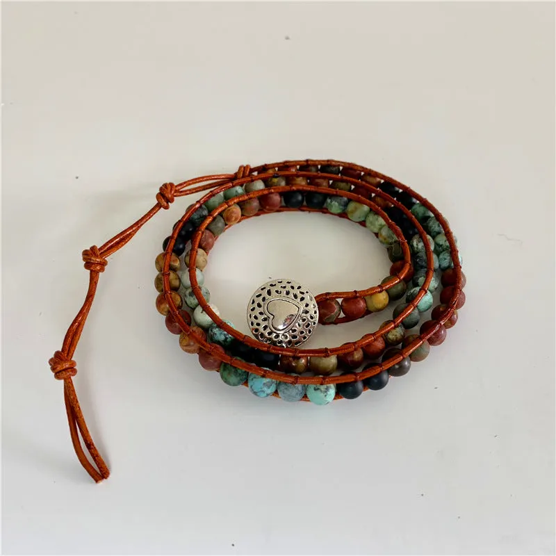 Bohemian natural woven bracelet