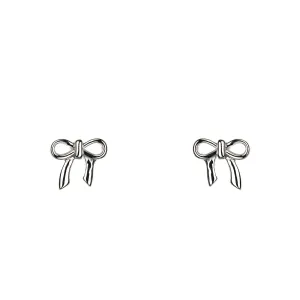 Bow Sterling Silver Stacking Stud Earrings