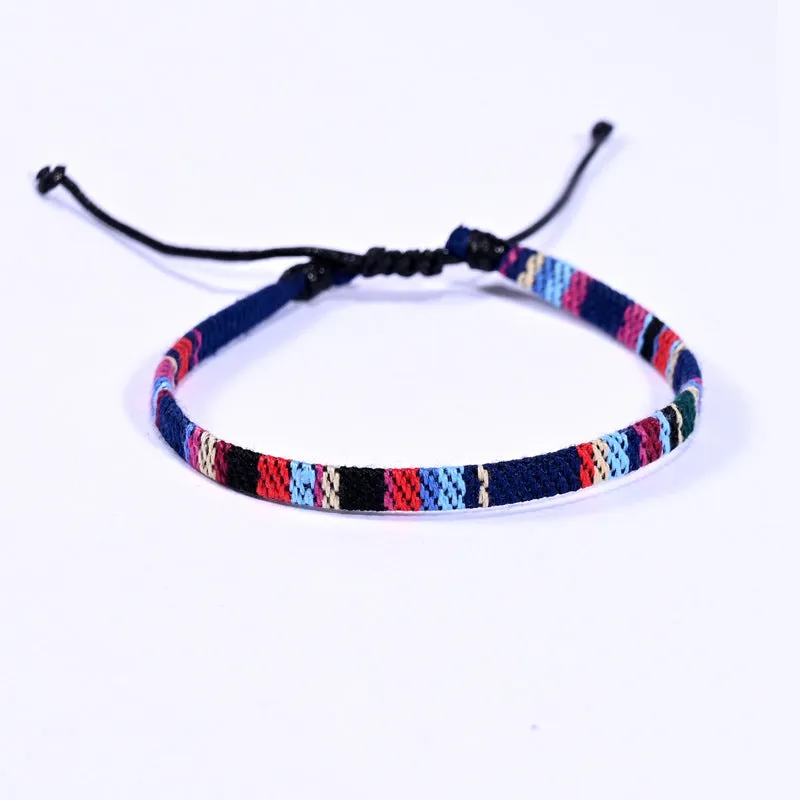 Braided Rainbow Bohemian Friendship Bracelet