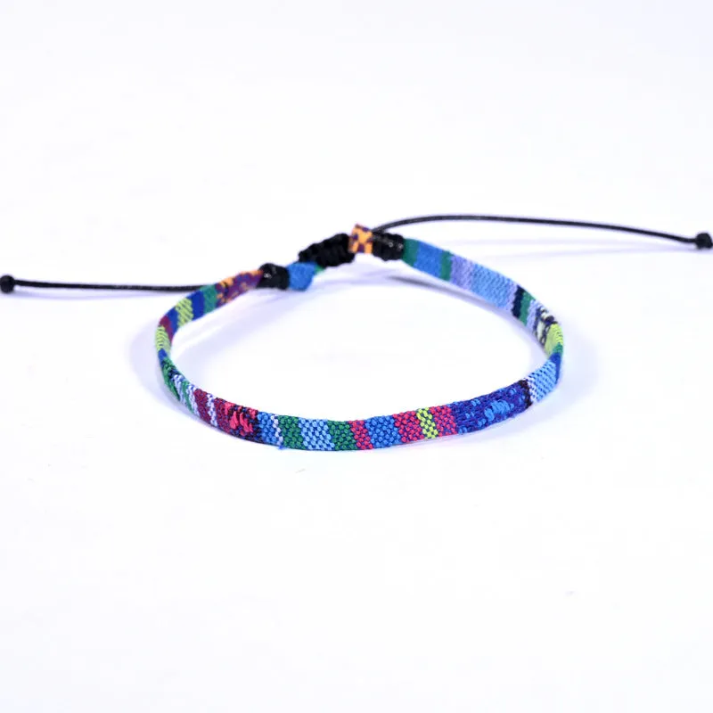 Braided Rainbow Bohemian Friendship Bracelet