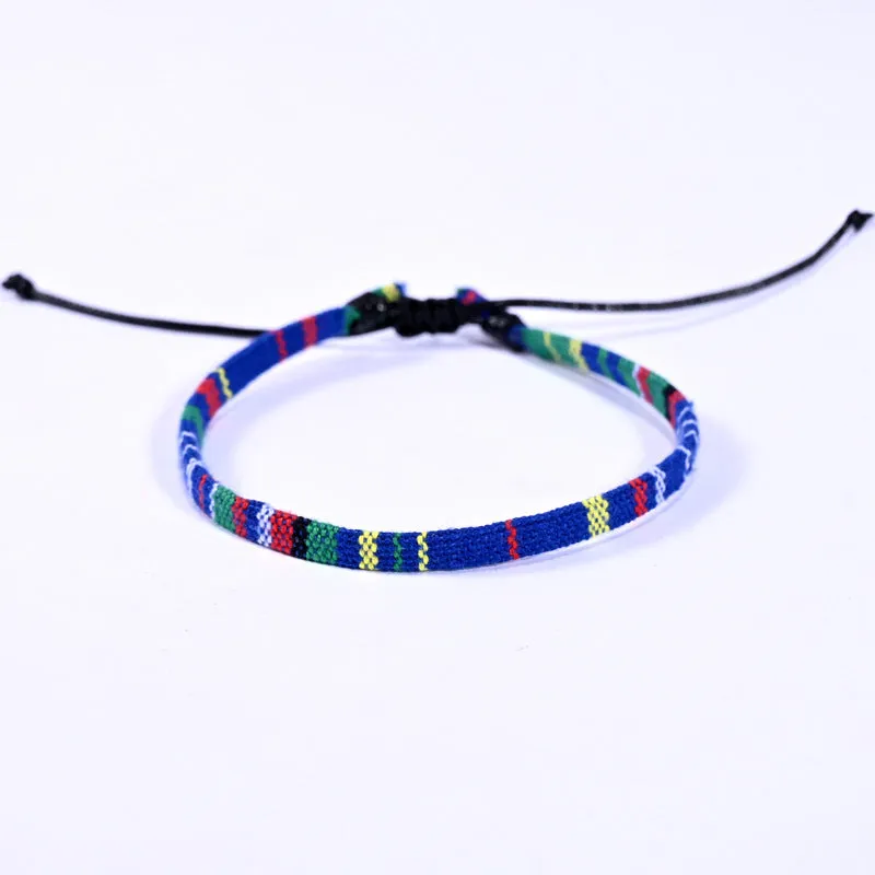 Braided Rainbow Bohemian Friendship Bracelet