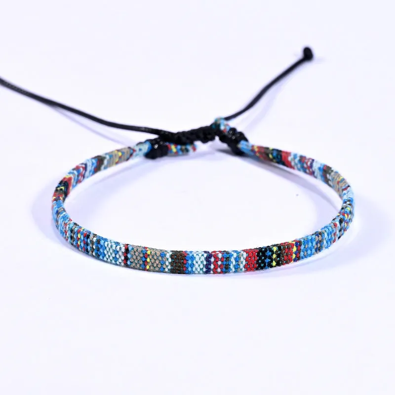 Braided Rainbow Bohemian Friendship Bracelet