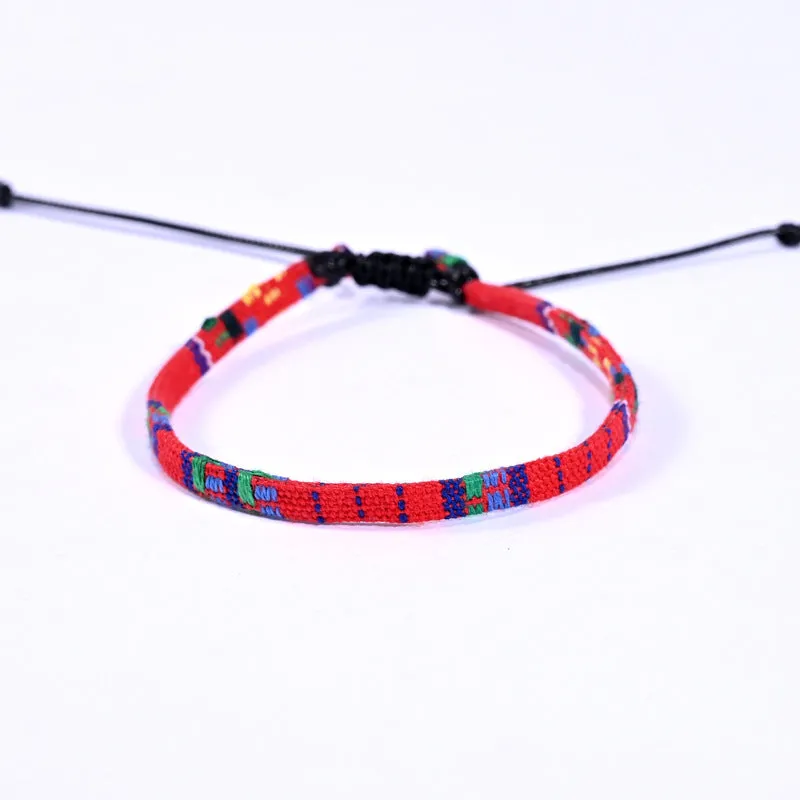 Braided Rainbow Bohemian Friendship Bracelet