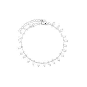 Chain Bracelet Silver - White