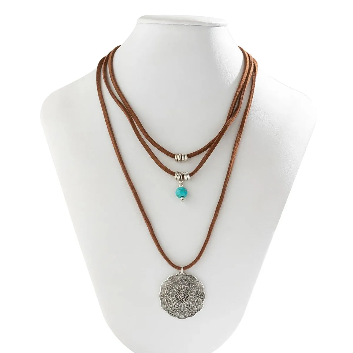 Coin Charm Bralette Necklace