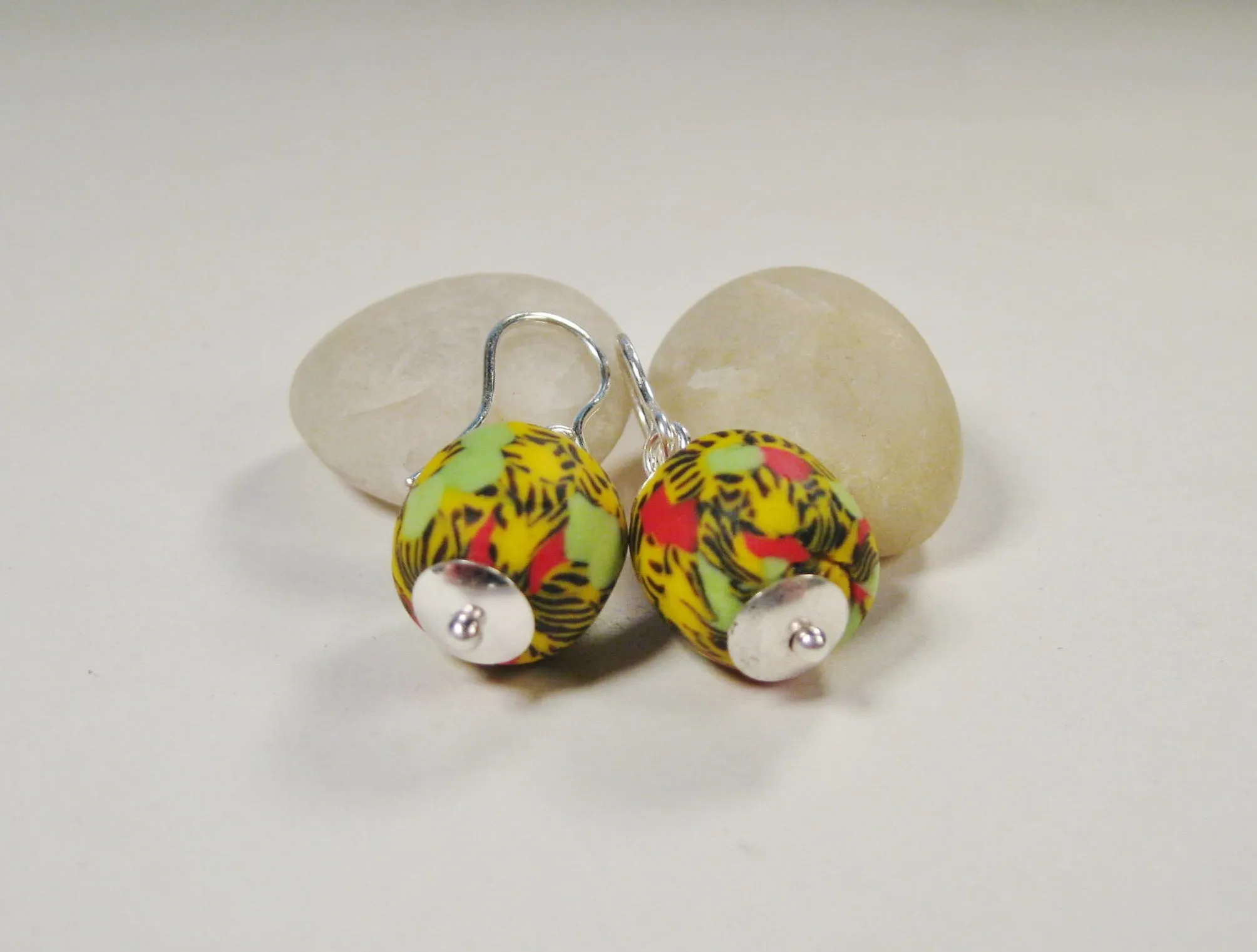 Contemporary African Bead Earrings