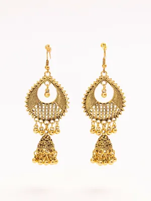 Contemporary Golden Jhumkas