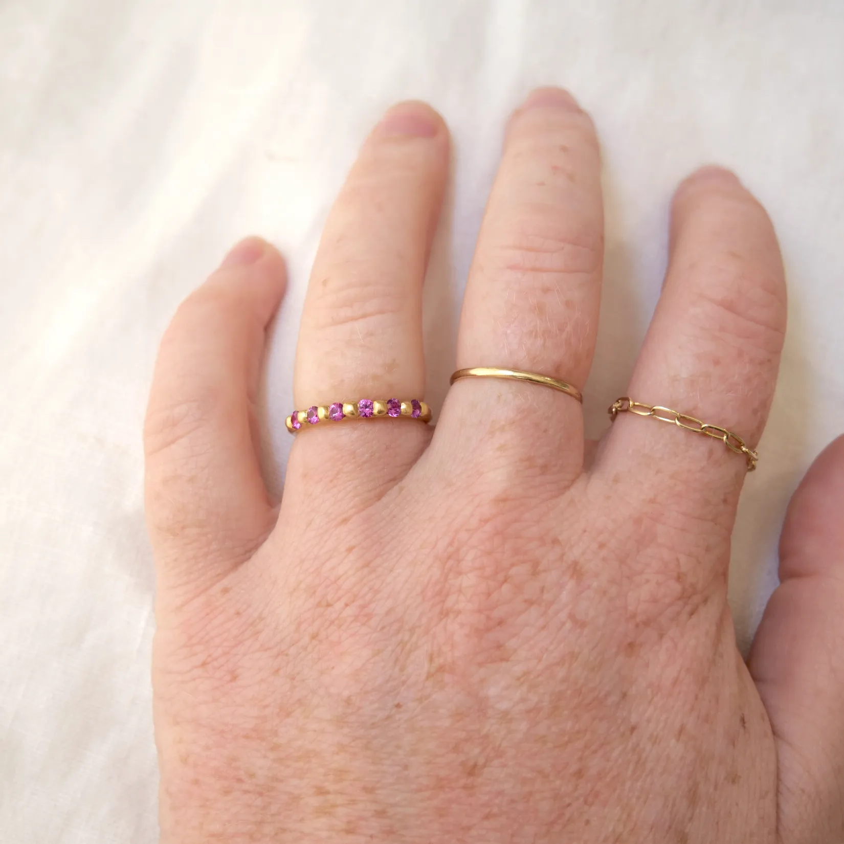 Cora Classic - Madagascar Pink Sapphires