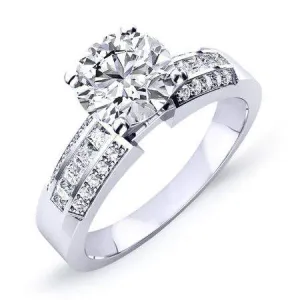 Crocus - GIA Natural Round Diamond Engagement Ring