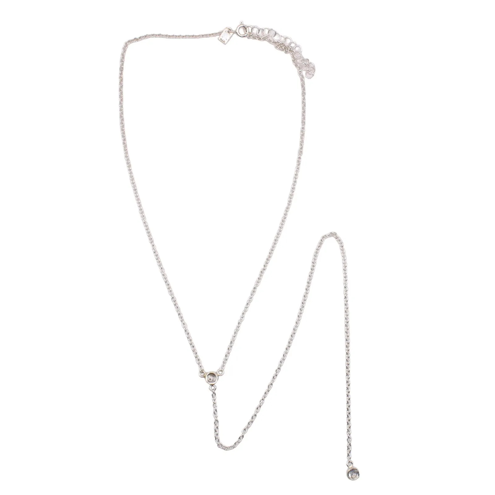 Crystal Y Lariat Necklace