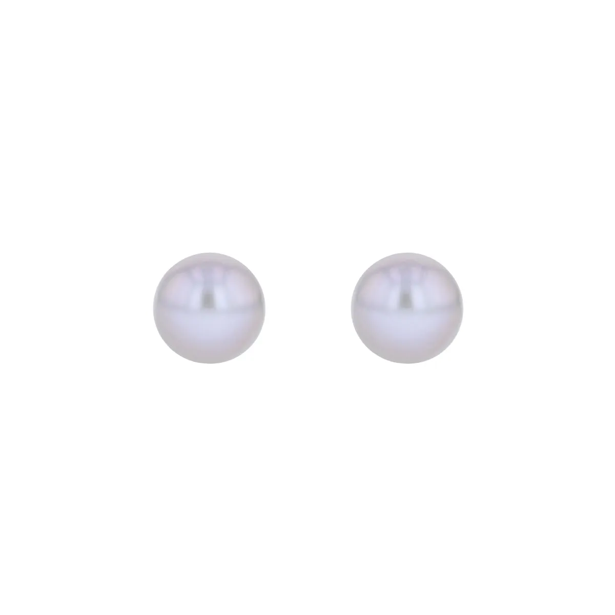 Cultured Pearl Stud Earrings 8mm | 9K Yellow Gold