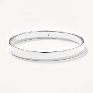 Curve Bangle in Silver