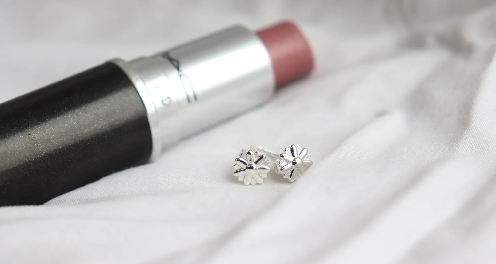 Daisy Sterling Silver Stacking Stud Earrings