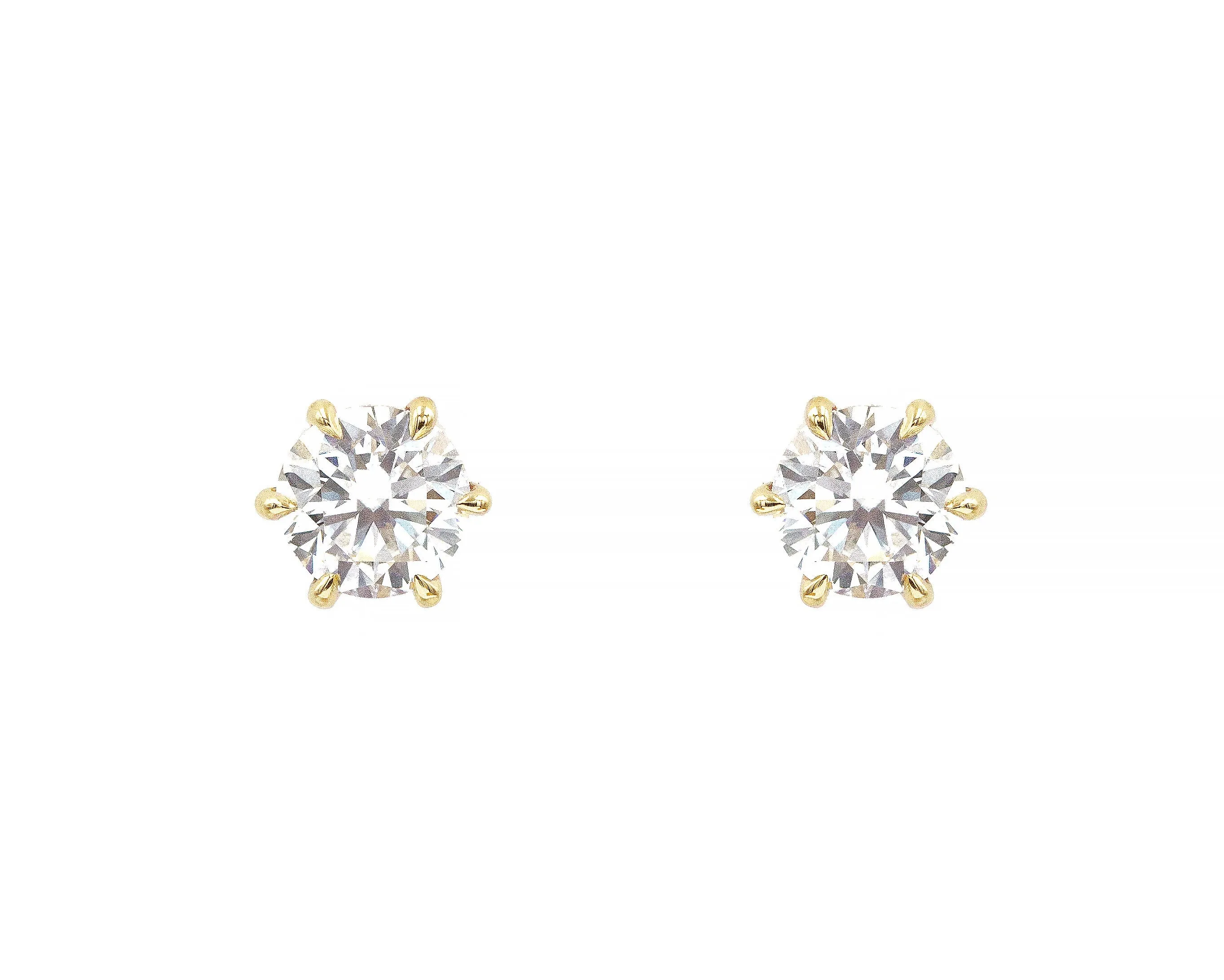 Diamond Cleo Studs