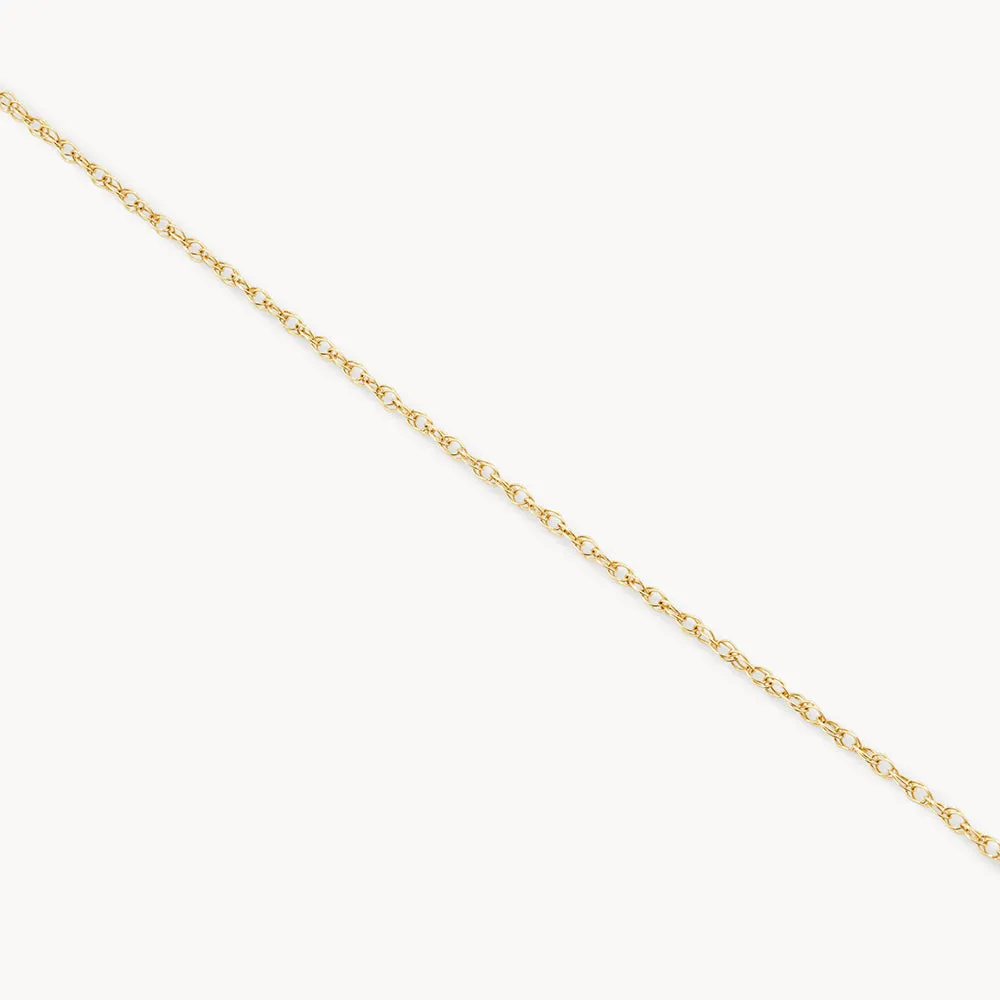 Diamond Letter X Necklace in 10k Gold