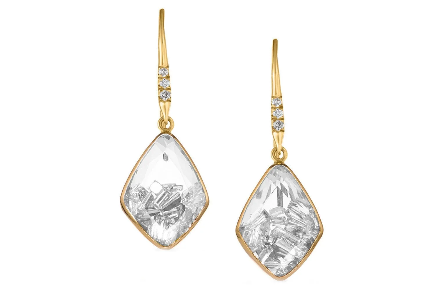 Diamond Rhombus Earrings