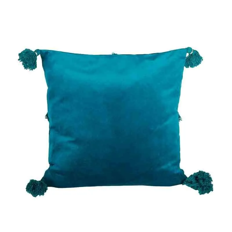 Diamond Rings Tufted Cushion Cover - (Teal)