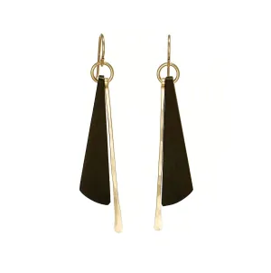 Ebony Kira Earrings Gold