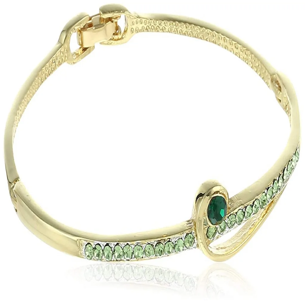 Estele Gold Plated Latest Crystal Bracelet Bangl for Girls and Women