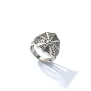 Exaggerated Personality Mesh Retro Rings - Vienna Verve Collection