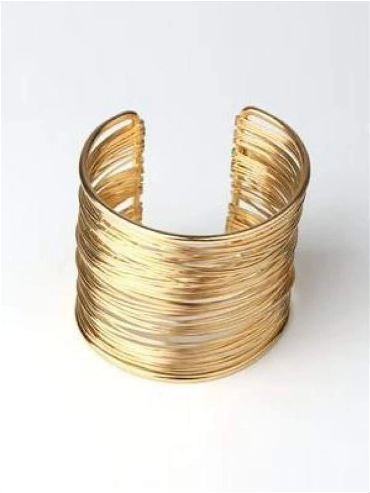 Girls Bohemian Gold Cuff Bracelet