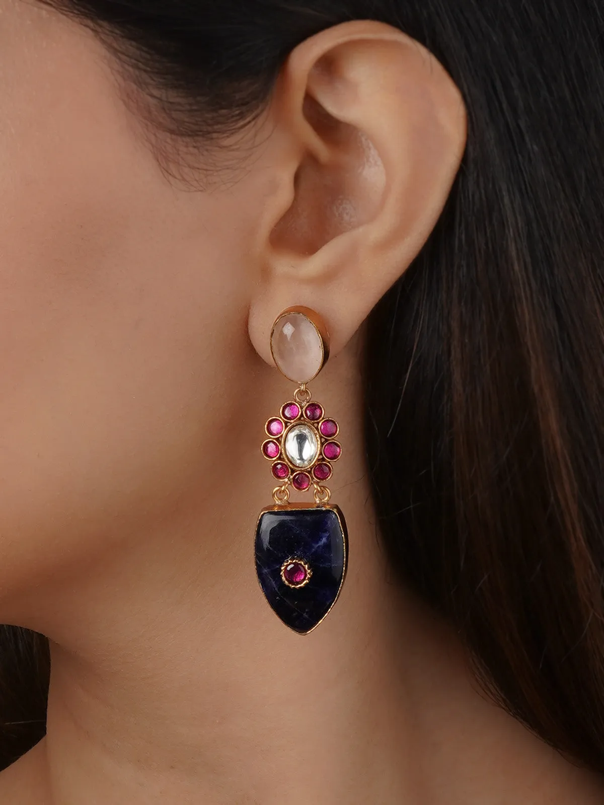 Gold Plated Contemporary Earrings - CC-EAR23