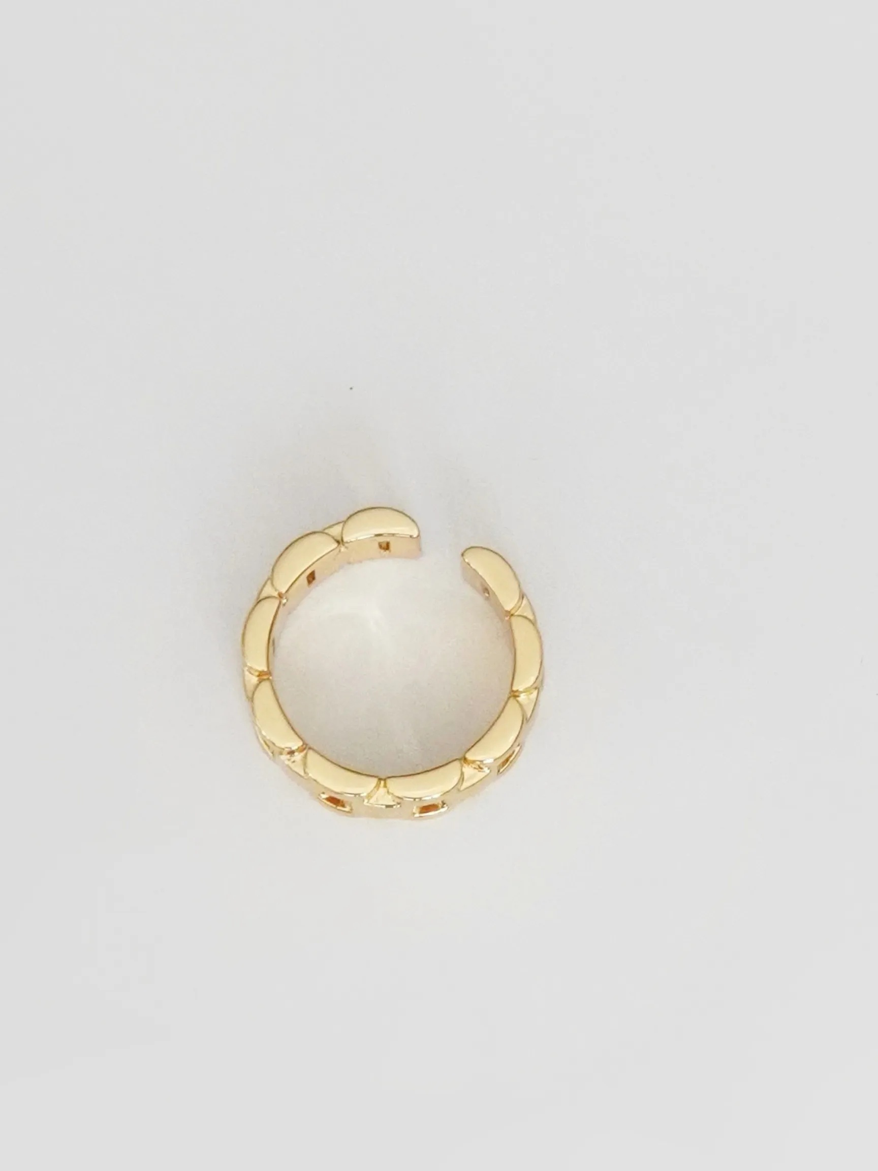 Gold three-link Open Ring (Final Sale)