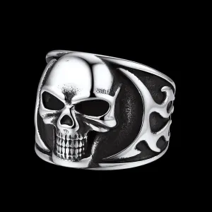 Gothic Frame Skull Ring Stainless Steel Ring