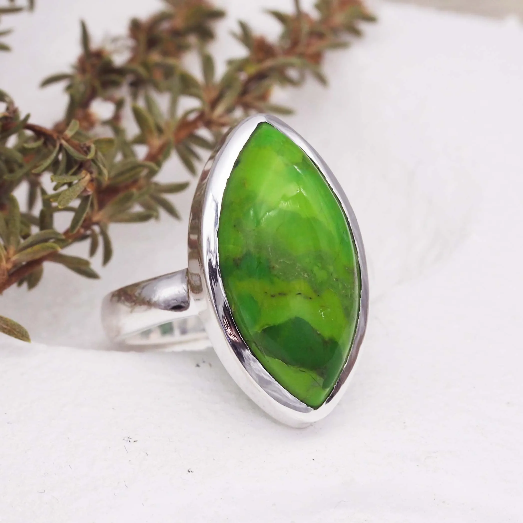 Green Turquoise Ring