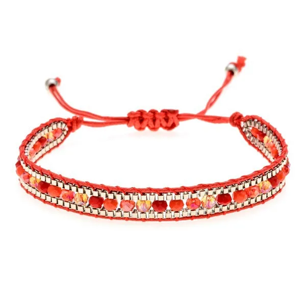 Hand-woven bracelet