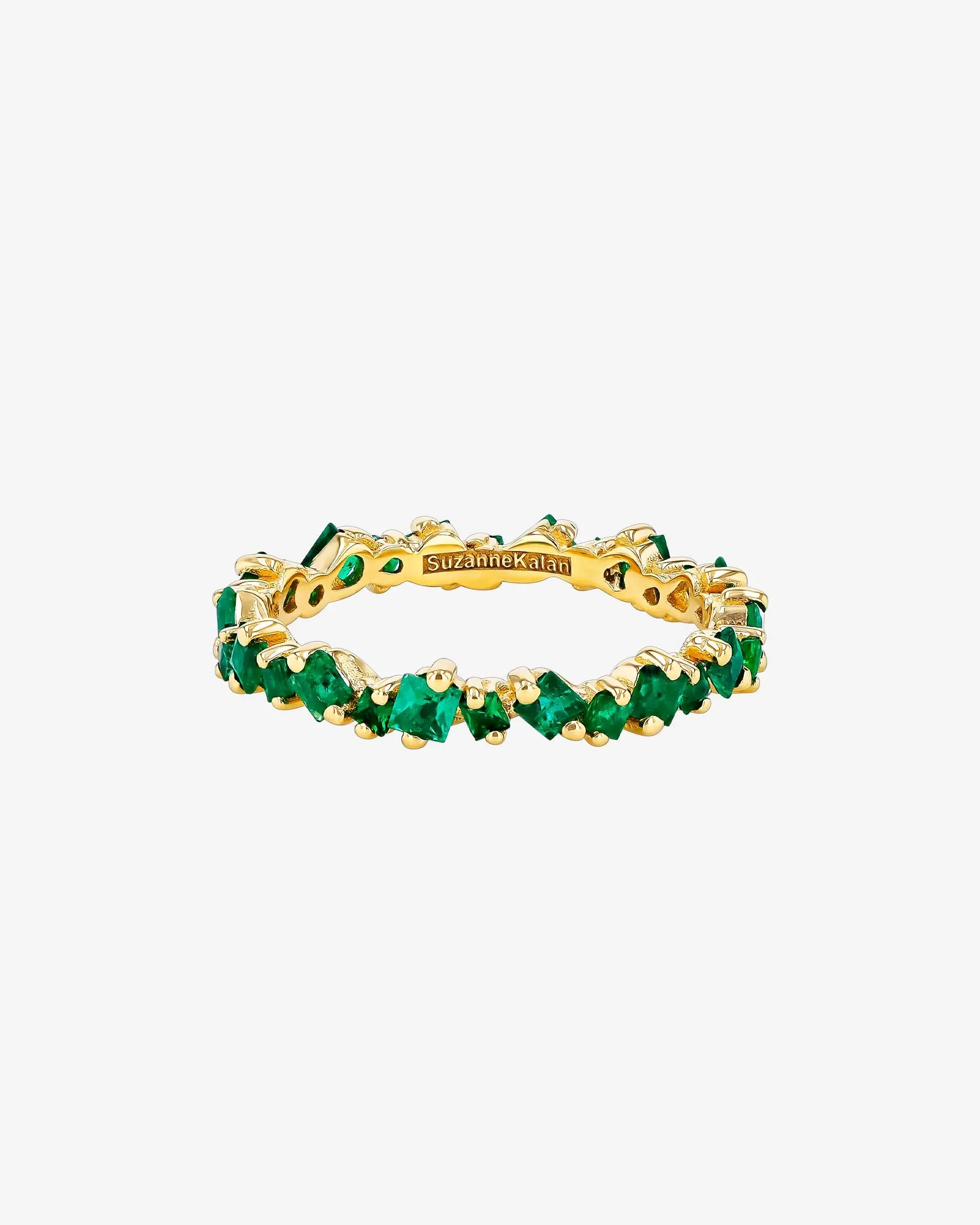 La Fantaisie Cosmic Emerald Eternity Band