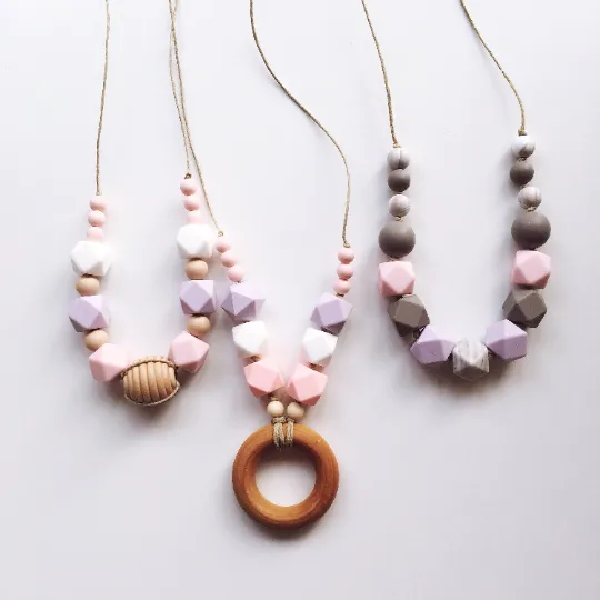 Maple   Silicone Nursing Necklace