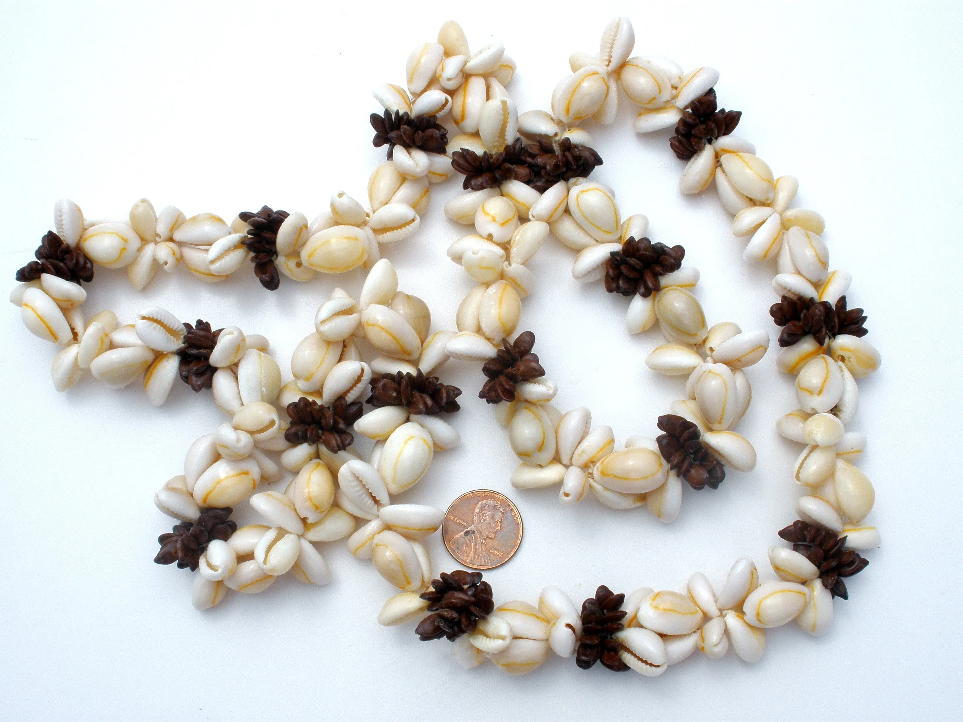 Natural Seashell 38" Long Vintage