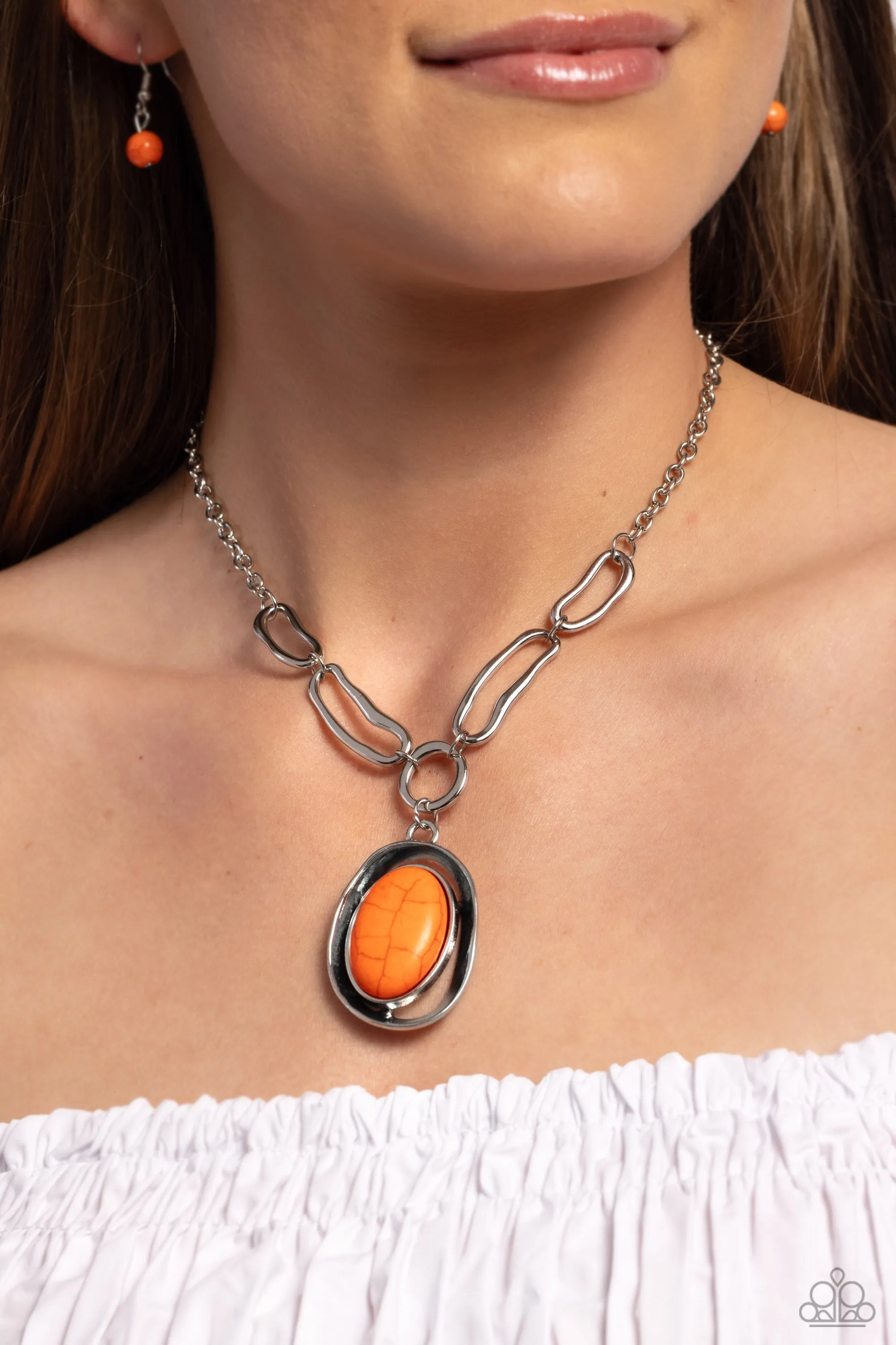 Necklaces Sandstone Stroll - Orange N074