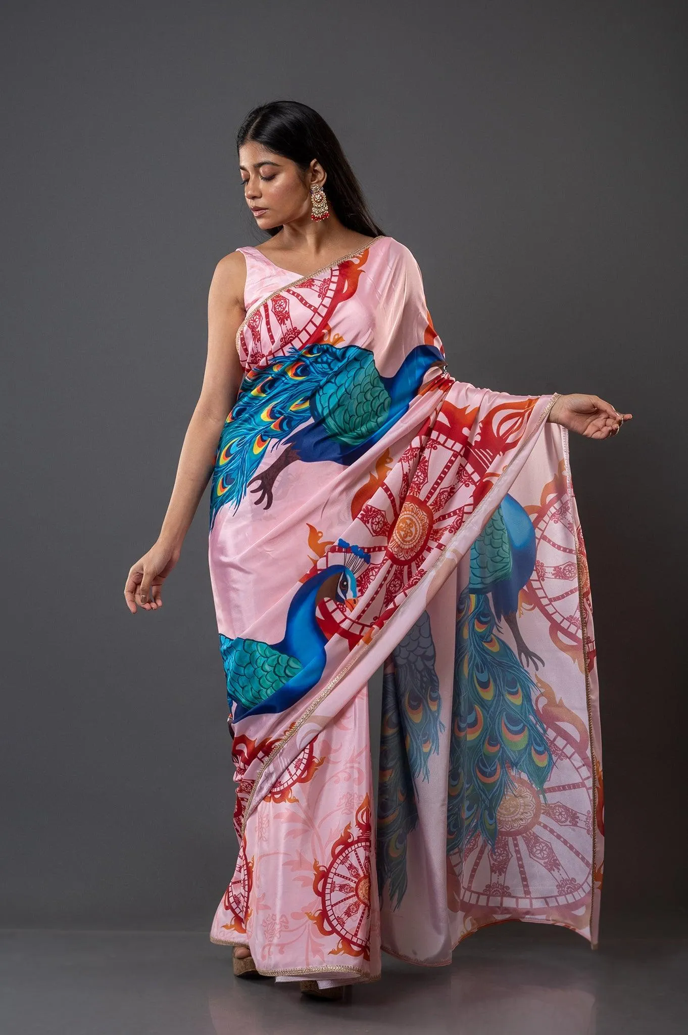 Pankh Crepe Saree