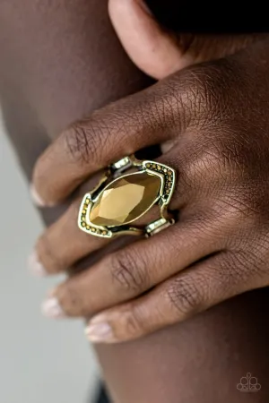 Paparazzi Ring ~ Leading Luster - Brass